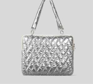2025 New Wholesale Puffer <strong>Lap</strong> <strong>Top</strong> <strong>Sleeve</strong> Crossbody Tote Bag Unisex Quilted Waterproof Nylon Puffer Handbags with Strap - Product Image 5
