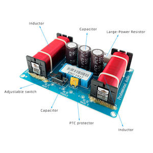 1 tiz 2 bas 3 yollu ses Crossover ağ frekans bölücü profesyonel hoparlör yüksek düşük filtre kurulu 350W WEAH 3351 - Product Image 4