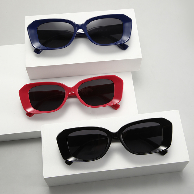 Small Frame Narrow Square Sunglasses - Retro Look, High - Quality Lenses, Popular in Global Markets
