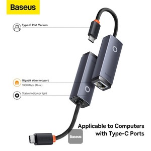 Adaptador de Tipo <span class=keywords><strong>C</strong></span> a RJ45 en Oferta, Adaptador de Red LAN Gigabit <span class=keywords><strong>USB</strong></span> <span class=keywords><strong>C</strong></span> a Aleación de Aluminio - Product Image 4
