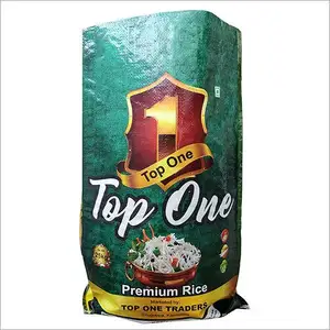 50kg Agriculture Packing Custom Print Bopp Laminated BOPP Grain Bags Supplier 20kg 25kg Waterproof Bopp Laminated Rice Bags