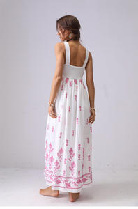 Vestido Largo de Fiesta con Bordado Floral Elegante para Mujer al por Mayor - Product Image 6