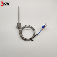 Sensor de Temperatura Termopar de 3 Hilos K E J T PT100, Duradero y de Alta Calidad