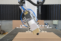 Routeur CNC industriel ANBEN 2040 4 axes avec moteur servo, broche simple, pour la gravure de panneaux de porte et la découpe de bois pour projets d'armoires