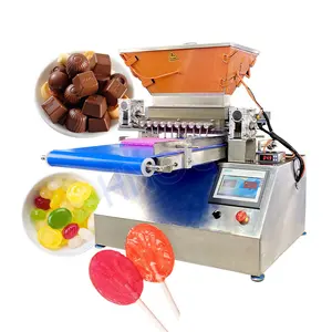 HNOC Best Round Shape Make Chocolate Jelly Bear Fruit Candy Molding Extruder Machine to Small Business