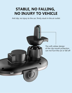 <span class=keywords><strong>2</strong></span> в 1 быстрая зарядка 10 Вт 15 Вт C6 автоматический зажим умный датчик Автомобильный держатель для телефона беспроводное зарядное устройство для iPhone и Android - Product Image 6