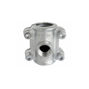 Raccordo per Condotto Atusa 1\" Zincato con Collare di Derivazione 1/4\" X 3/4\" - Product Image 1