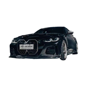 Kit carrosserie I4 en fibre de carbone : Lame avant, diffuseur, spoiler, jupes latérales, capot – Neuf, 2022-2023, auto-adhésif, de remplacement - Product Image 1