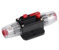20A 20AMP devre kesici 12V manuel sıfırlama sigorta araba için tutucu ses tekne Stereo