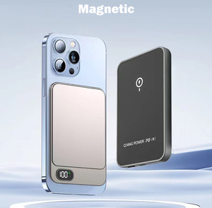Chargeur de banque d'alimentation sans fil magnétique 22.5W avec batterie externe sans fil mince Chargeur rapide magnétique 10000mah Power Bank - Product Image 6