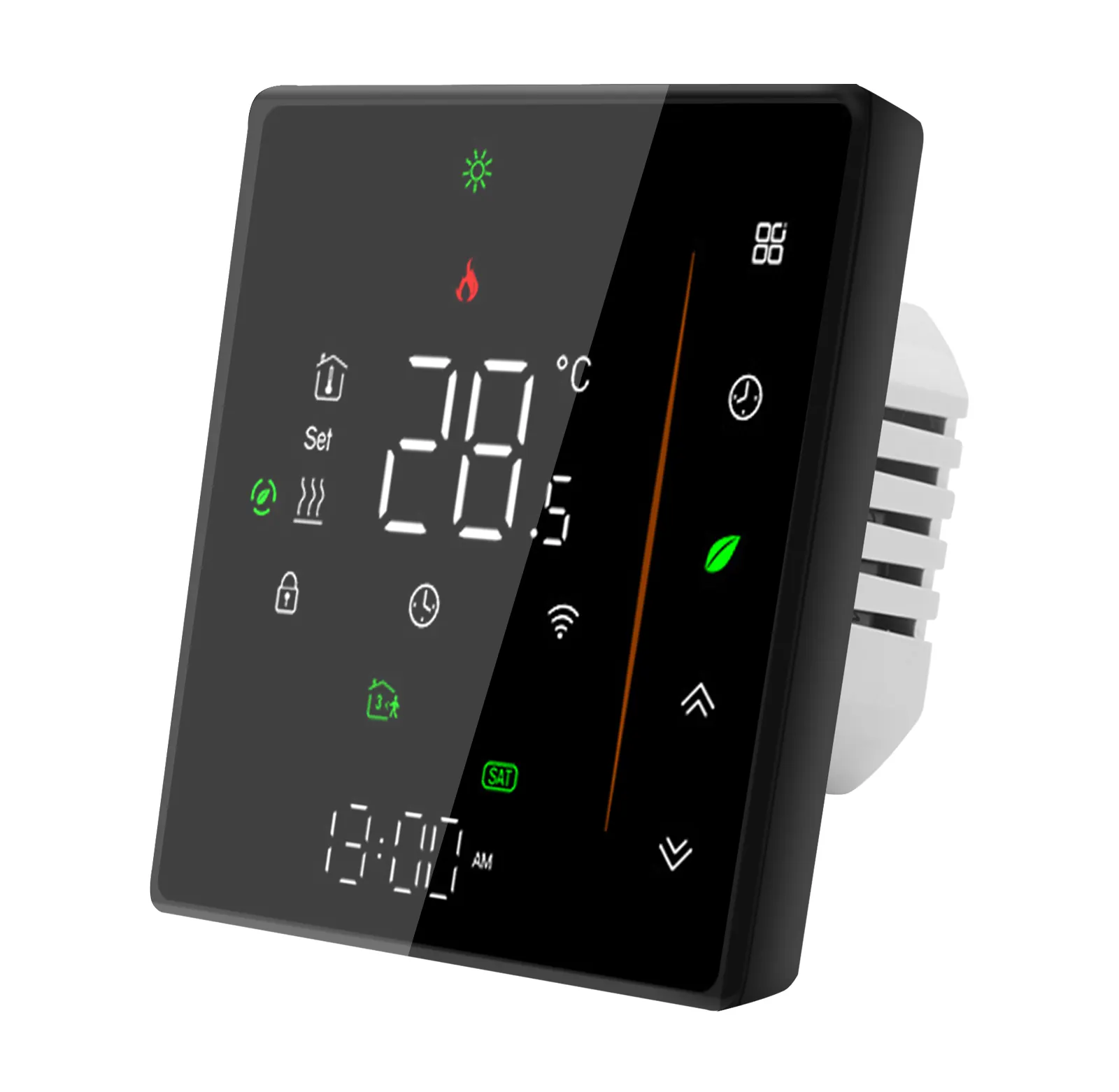 Yerden ısıtma Wifi termostat 5A/elektrikli yerden ısıtma için 16A/su/gaz kazan dokunmatik ekran sıcaklık kontrol cihazı