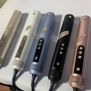 Multi Functional Hot Air Comb 5 In 1 Foldable Hair Dryer Curling Iron Straightener Rose Gold Electric AC Motor - Product Image 4