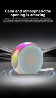 Haut-parleur Bluetooth portable LED RGB avec lanière, appairage TWS pour fêtes en extérieur, qualité sonore exceptionnelle, haut-parleur sans fil