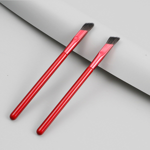 Brosse à sourcils sauvage carrée, pinceau de maquillage végétalien de marque privée, pinceau correcteur en toile lisse - Product Image 1