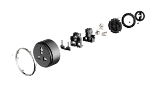 Phổ điện theo dõi hệ thống bàn văn phòng thông minh Điện Đường Sắt ổ cắm có thể điều chỉnh USB 32A cung cấp điện theo dõi - Product Image 3