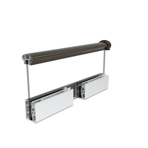 Profilé en aluminium pour garde-corps en verre Série 6000 6063 T5 Système sans cadre robuste Revêtement poudré OEM/ODM - Product Image 5