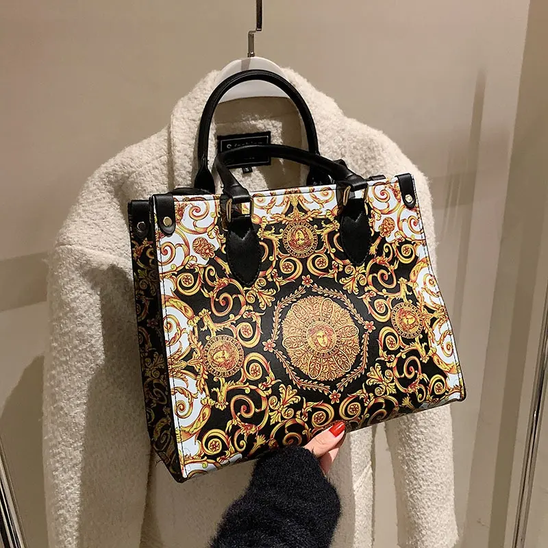 Women luxury Classic animal print hand tote bag custom printed purse women handbag for woman designer bag