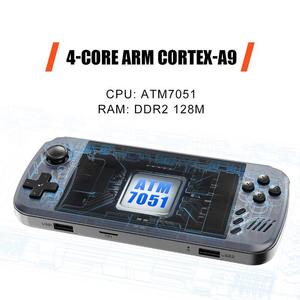 Console di gioco portatile X39 schermo HD da 4.5 pollici lettori di <span class=keywords><strong>videogiochi</strong></span> retrò regali per <span class=keywords><strong>bambini</strong></span> economici supportano giochi a due giocatori - Product Image 5
