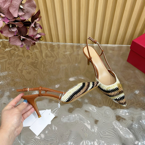 Zapatos de Tacón con Tira al Tobillo de Malla Plateada y Tiras Blancas, Punta en Pico, Elegantes para Mujer - Product Image 4