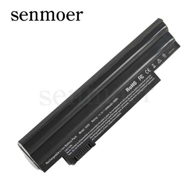 Lithium 11.1V 5200mAh 58Wh AL10A31 for Acer Aspire One D255 D260 D257 D270 AOD255 Li-ion Battery Wholesale Laptop Battery