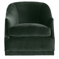 Fauteuil inclinable moderne en velours convertible en canapé pour la maison, le bureau, la chambre à coucher, l'hôtel - Meuble polyvalent pour le salon