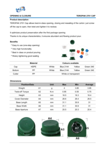 Chất Lượng Cao Teropak Thân Thiện Với Môi Nhựa 23/2701 <span class=keywords><strong>Cap</strong></span> Tái Sử Dụng Cấp Thực Phẩm Không Thấm Nước Vít <span class=keywords><strong>Cap</strong></span> Cho Sữa Và Nước Giải Khát Chai - Product Image 4