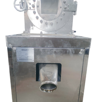 Industriële automatische motor aangedreven 304 roestvrijstalen notenmaler machine voor voedsel en fruitpoeder, pulverisator, hoge capaciteit
