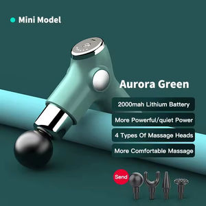 Pistola de Masaje Muscular de Percusión Dual Inalámbrica Profesional de Alta Frecuencia de 4 Cabezales, Mini Masajeador Eléctrico Portátil de Mano - Product Image 3