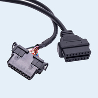 OBDII model Y alat kendaraan klip tali kabel adaptor diagnostik mobil untuk mobil elektronik mesin OBD OBD 2 kompatibel