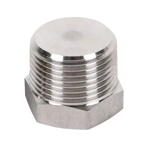 ปลั๊กอุดท่อหกเหลี่ยมภายนอกสแตนเลส 304 ขนาด 1/8" 1/4" 3/8" 1/2" NPT สำหรับแรงดันสูง ป้องกันการรั่วซึม สำหรับดัดแปลงรถยนต์/มอเตอร์ไซค์ - Product Image 1