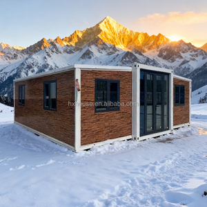 Maison Modulaire Compacte <span class=keywords><strong>2</strong></span>-3 Chambres Luxe – Maisons Préfabriquées Pliables 20ft 30ft 40ft – Maison Conteneur Mobile Extensible - Product Image 1