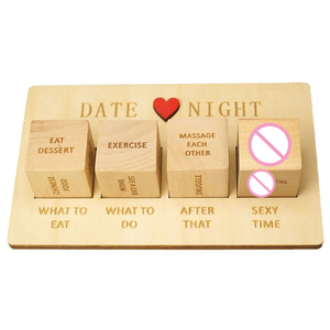 Date Night <strong>Dice</strong> Take Out <strong>Dice</strong> For Couples Portable Couple Wooden <strong>Dice</strong> Kit For Adults Women <strong>Men</strong> Husband Girlfriend Boyfriend - Product Image 4