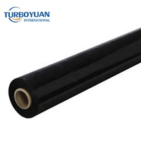 Film de paillis d'ombre en plastique PE agricole noir avec service de coupe de stabilisateur UV de moulage par soufflage pour le contrôle des mauvaises herbes fabriqué en Chine