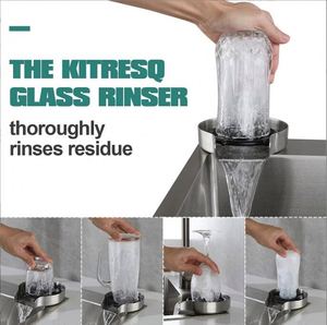 Offre Spéciale : Rinse-verre automatique avec buses de pulvérisation d'eau sous pression pour tasses à café, évier de cuisine et nettoyage de biberons - Product Image 6