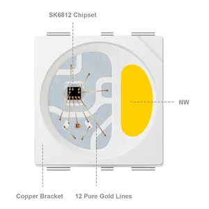 Dream Color High Quality Rgbcw Rgbww 4In1Addressable Sk6812 Rgbw Led Smd