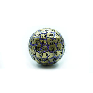 Dés en métal fissuré mica de haute qualité <span class=keywords><strong>D100</strong></span> personnalisés pour jeux de société géants dés numérotés - Product Image 1