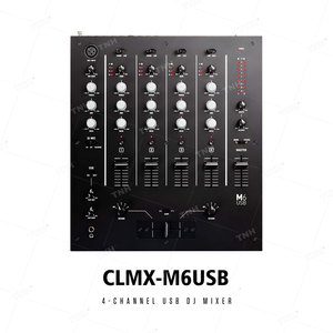 Mezclador de Audio Profesional TNH <span class=keywords><strong>MC</strong></span>-M6USB de 4 Canales con Ecualizador de Tres Bandas para <span class=keywords><strong>DJ</strong></span> y KTV - Product Image 5