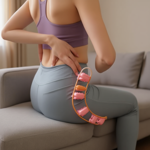 Available in Pink Blue Orange <b>Roller</b>-Type <b>Back</b> Massager - - Product Image 2