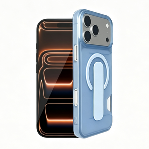 เคสโทรศัพท์แม่เหล็กโปร่งแสงขั้นสูงสำหรับ iPhone 17 16 15 14 PRO MAX 17Air พร้อมแถบดึงออกกรอบกันกระแทก - Product Image 1
