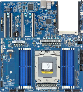 Carte mère de serveur MZ33-CP1, processeur AMD unique, 2 ports LAN 1 Gb/s, 4 ports MCIO 8i PCIe 5, 2 ports MCIO 8i PCIe 4 - Product Image 1