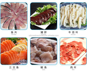 เครื่องหั่นปลาแซลมอนอัตโนมัติ/เครื่องหั่นเนื้อปลาสด/เครื่องตัดปลาเป็นแผ่น - Product Image 5
