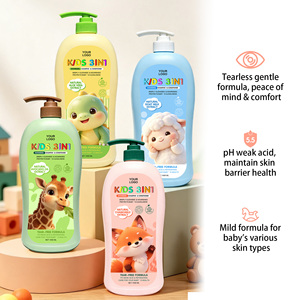 Private Brand Organic 3 in 1 Baby Goat Milk Shower Gel <strong>Shampoo</strong> and Conditioner Herbal Gentle Hydrating Tear-free Mild Kids - Product Image 4