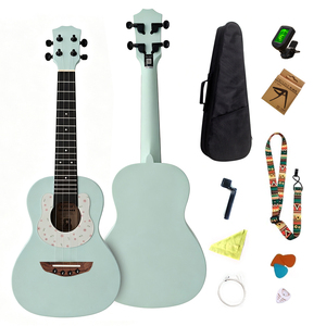 Ukelele de Concierto de 23 Pulgadas, Color Verde Menta Mate, Tapa Sólida, 4 Cuerdas, para Principiantes, Adultos y Estudiantes, con Kit Completo de Accesorios OEM - Product Image 3