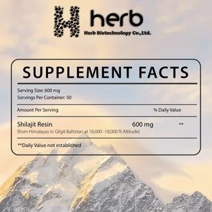 Résine de Shilajit Pur de l'Himalaya en Marque Blanche ODM/OEM, Complément Enzymatique avec Acide Fulvique et Plus de 85 Oligo-éléments pour Hommes et Femmes - Product Image 6