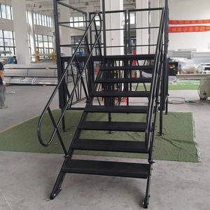 Escenario Móvil para Conciertos, Eventos y Bodas, Fácil de Instalar, Antideslizante, de Madera Contrachapada, con Altura Ajustable, en Venta - Product Image 1