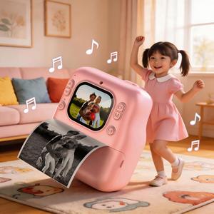 Cámara Instantánea Portátil para Niños DLC, Cámara Digital HD <span class=keywords><strong>de</strong></span> 9600W, Pantalla IPS <span class=keywords><strong>de</strong></span> 2.0 Pulgadas con Protección Ocular, Video 1080P, Impresión Térmica - Product Image 3