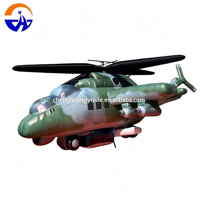 Modèle gonflable pour la simulation d'hélicoptères, cibles factices grand format pour l'entraînement et les exercices, décoration, vente en gros disponible