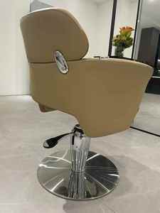 Silla de Barbero de Lujo Hidráulica con Marco Dorado, Silla de Estilismo Profesional para Peluquería - Product Image 5