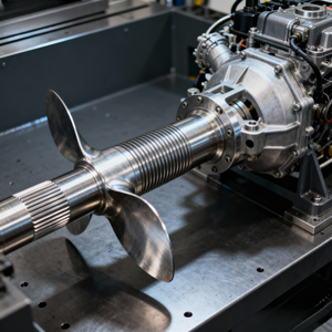 Service de fabrication sur mesure d'hélices de grande taille de haute qualité pour les bateaux de pêche en mer, yacht de propulsion géant à 4 pales - Product Image 3