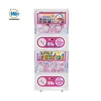 Distributeur automatique de capsules Gacha WANGERBAO Super Double-Deck avec couleur, logo, autocollants et dispositif de paiement personnalisables